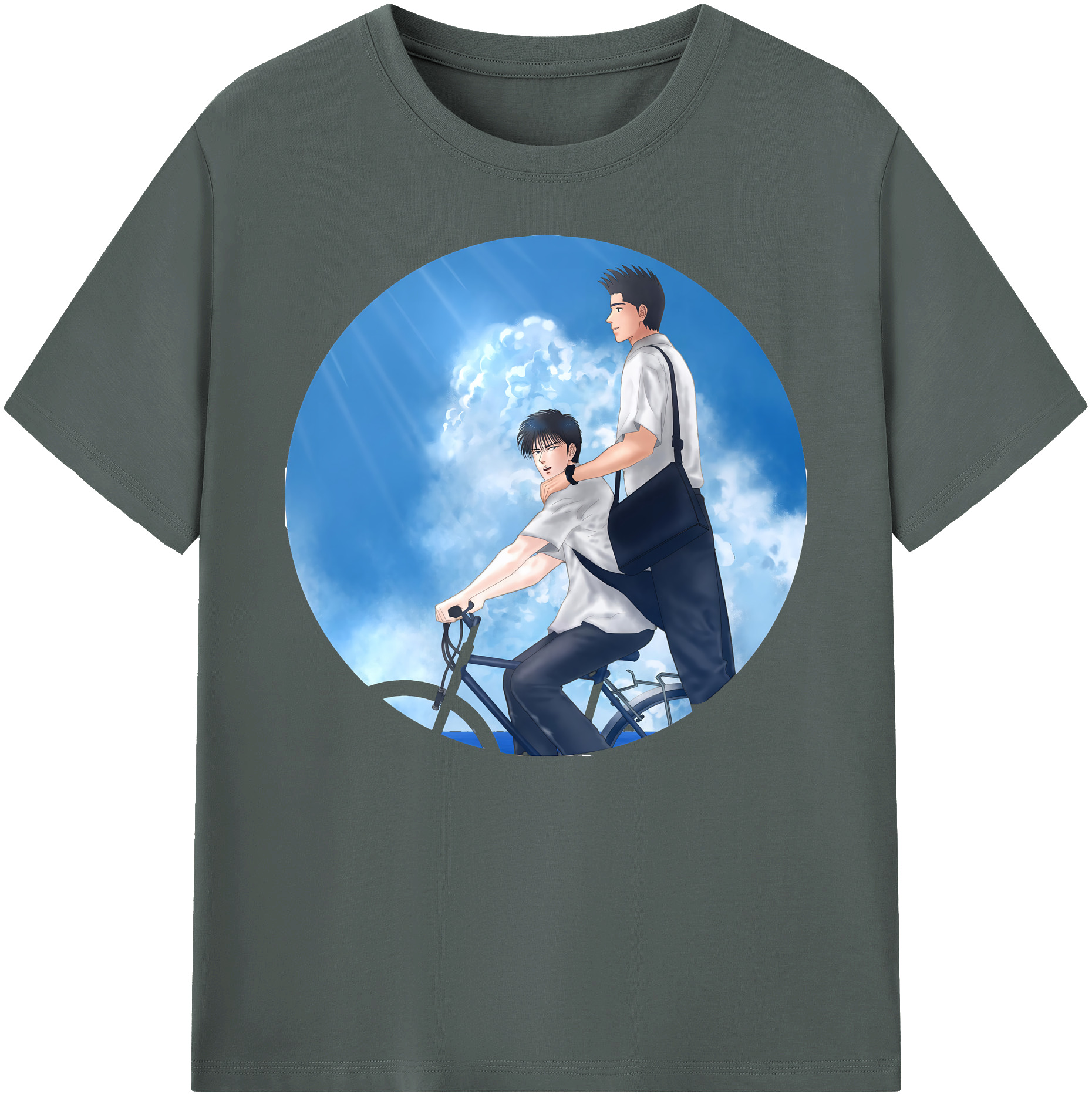 （画像用） SLAM DUNK／スラムダンク 綿100％ メンズ半袖Tシャツ｜肌触りやわらか＆通気性
